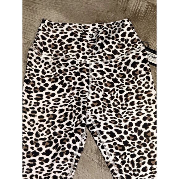 Lahana Active Womens Emari 7/8 Leggings Small Leopard Print Athleisure New With - Picture 2 of 3